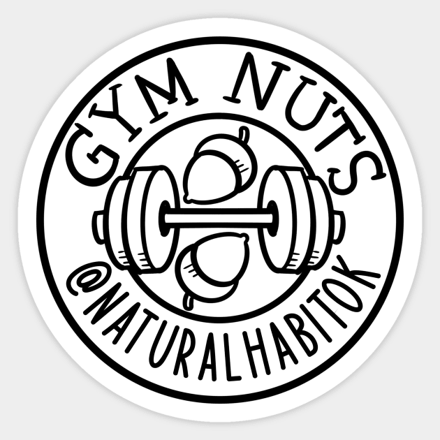 Gym Nuts Sticker by naturalhabitatshorts